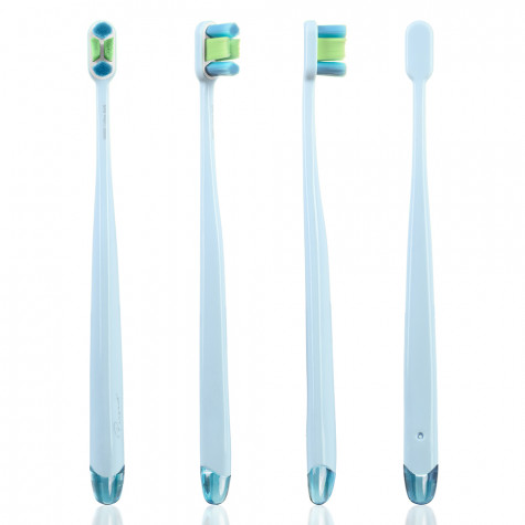 Набор зубных щеток Revyline Perfect 10000 DUO, Peach + Light Blue и по всей Беларуси в интернет-магазине Revyline.by