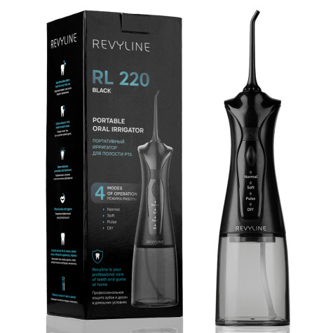 Портативный ирригатор Revyline RL 220, Black и по всей Беларуси в интернет-магазине Revyline.by