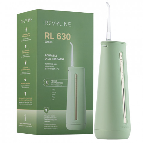 Портативный ирригатор Revyline RL 630 Green и по всей Беларуси в интернет-магазине Revyline.by
