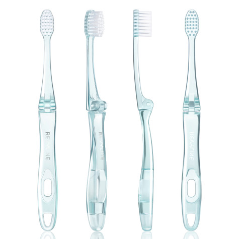 Зубная щетка Revyline S4000 Travel Glass, зеленая и по всей Беларуси в интернет-магазине Revyline.by