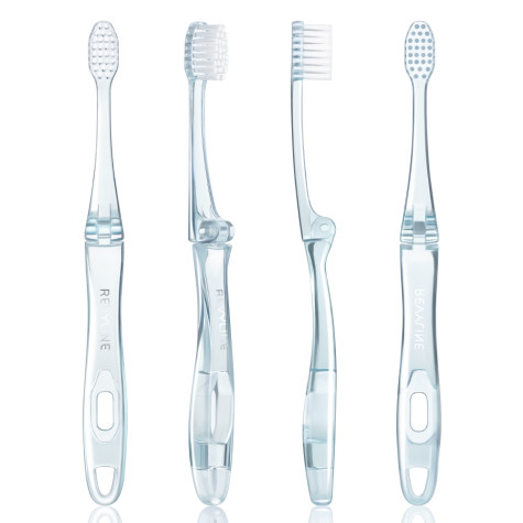 Зубная щетка Revyline S4000 Travel Glass, голубая и по всей Беларуси в интернет-магазине Revyline.by