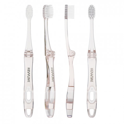 Зубная щетка Revyline S4000 Travel Glass, персиковая и по всей Беларуси в интернет-магазине Revyline.by