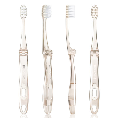 Зубная щетка Revyline S4000 Travel Glass, персиковая и по всей Беларуси в интернет-магазине Revyline.by