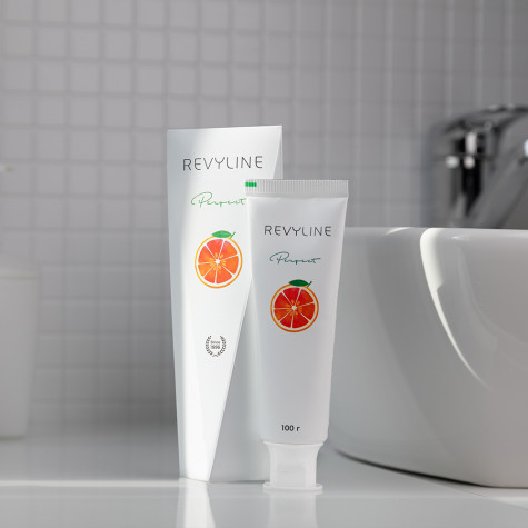 Зубная паста Revyline Perfect Сочный грейпфрут, 100 г и по всей Беларуси в интернет-магазине Revyline.by