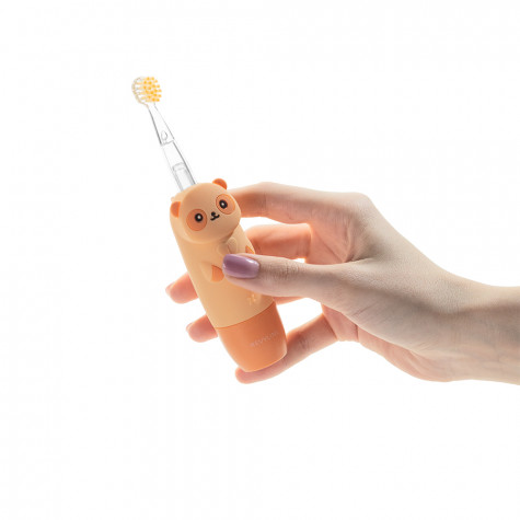 Электрическая звуковая зубная щетка Revyline RL 025 Panda, персиковая и по всей Беларуси в интернет-магазине Revyline.by