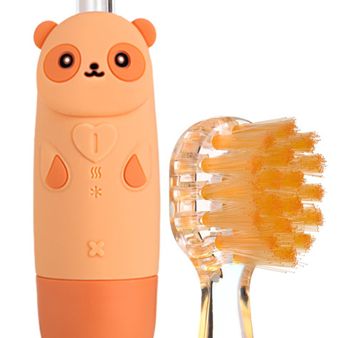 Электрическая звуковая зубная щетка Revyline RL 025 Panda, персиковая и по всей Беларуси в интернет-магазине Revyline.by
