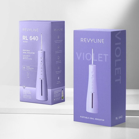 Портативный ирригатор Revyline RL 640, Lilac и по всей Беларуси в интернет-магазине Revyline.by