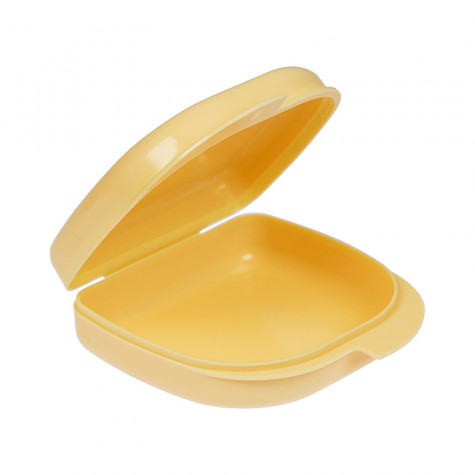 Revyline Denture Box 03 контейнер для хранения зубных конструкций, светло-желтый и по всей Беларуси в интернет-магазине Revyline.by