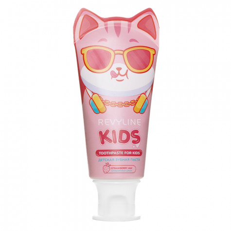 Зубная паста Revyline Kids Клубника, 60 г и по всей Беларуси в интернет-магазине Revyline.by