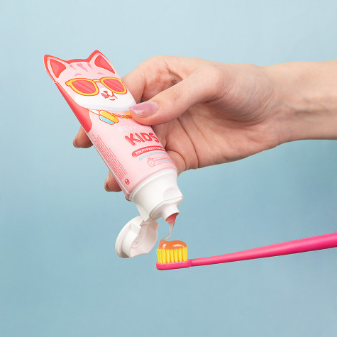 Зубная паста Revyline Kids Клубника, 60 г и по всей Беларуси в интернет-магазине Revyline.by