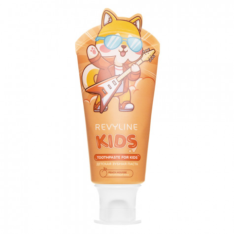 Зубная паста Revyline Kids Персик, 60 г и по всей Беларуси в интернет-магазине Revyline.by