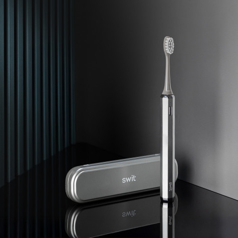 Электрическая звуковая зубная щётка SWIT by Revyline RL 090 Silver и по всей Беларуси в интернет-магазине Revyline.by