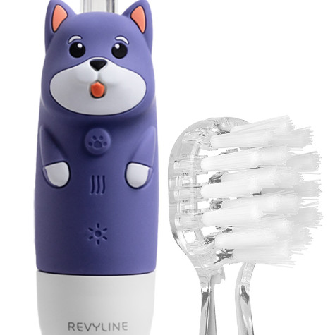 Электрическая звуковая зубная щётка Revyline RL 025 Baby Puppy, Blue и по всей Беларуси в интернет-магазине Revyline.by