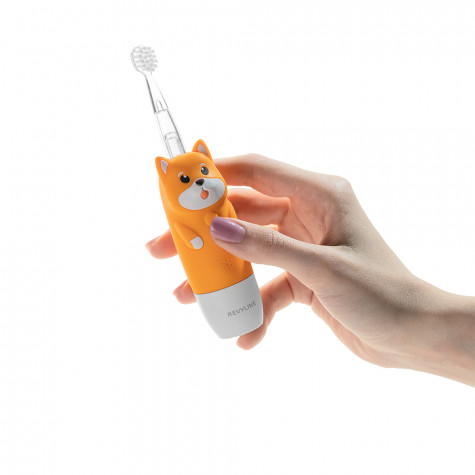 Электрическая звуковая зубная щётка Revyline RL 025 Baby Puppy, Orange и по всей Беларуси в интернет-магазине Revyline.by