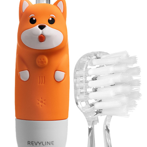 Электрическая звуковая зубная щётка Revyline RL 025 Baby Puppy, Orange и по всей Беларуси в интернет-магазине Revyline.by