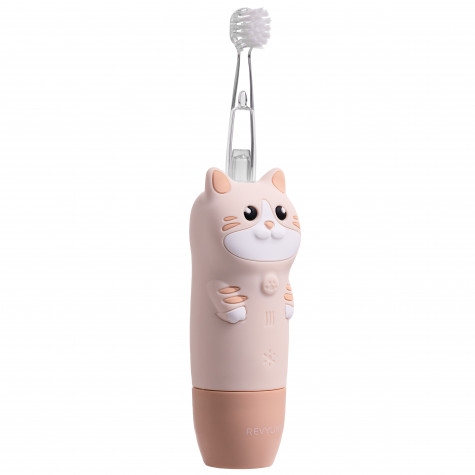 Электрическая звуковая зубная щётка Revyline RL 025 Baby Kitty, Beige и по всей Беларуси в интернет-магазине Revyline.by