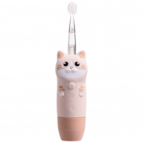 Электрическая звуковая зубная щётка Revyline RL 025 Baby Kitty, Beige и по всей Беларуси в интернет-магазине Revyline.by