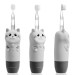 Электрическая звуковая зубная щётка Revyline RL 025 Baby Kitty, Grey и по всей Беларуси в интернет-магазине Revyline.by