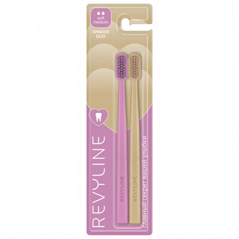 Набор зубных щеток Revyline SM6000 DUO Сrocus + Сocoon