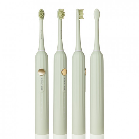 Набор электрических зубных щеток Revyline RL 075 DUO Limpet shell + Lime cream и по всей Беларуси в интернет-магазине Revyline.by