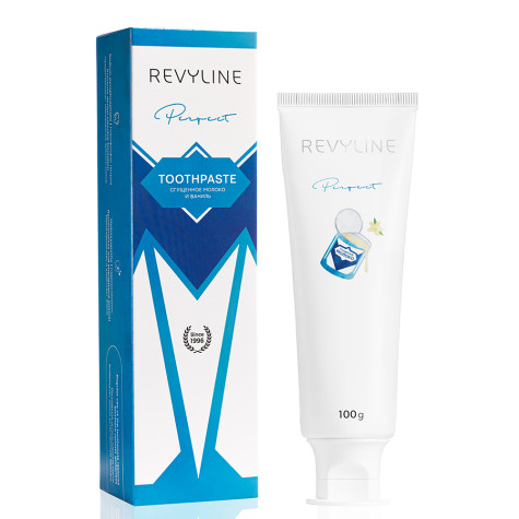 Зубная паста Revyline Perfect Сгущенное молоко и ваниль, 100 г и по всей Беларуси в интернет-магазине Revyline.by