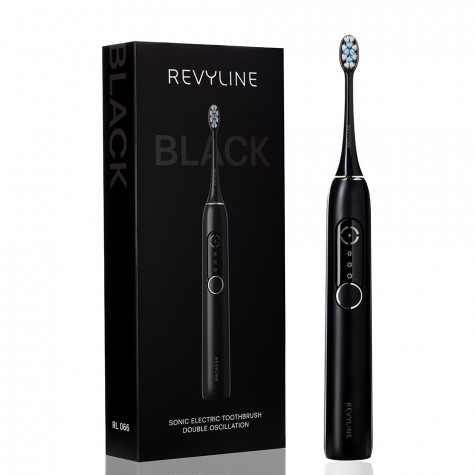 Электрическая звуковая зубная щётка Revyline RL 066 Black и по всей Беларуси в интернет-магазине Revyline.by