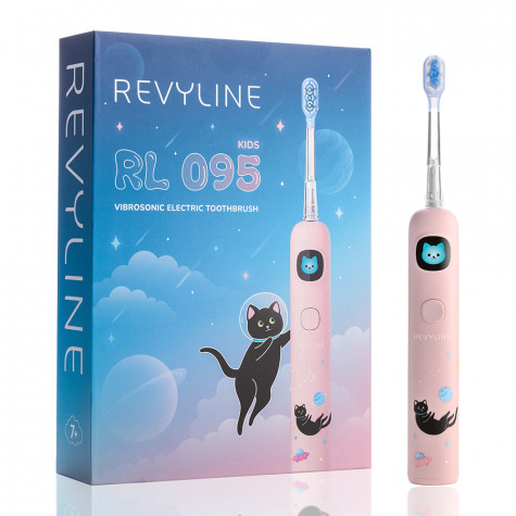 Электрическая звуковая зубная щетка Revyline RL 095 Kids, Pink и по всей Беларуси в интернет-магазине Revyline.by