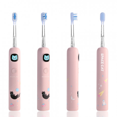 Электрическая звуковая зубная щетка Revyline RL 095 Kids, Pink и по всей Беларуси в интернет-магазине Revyline.by