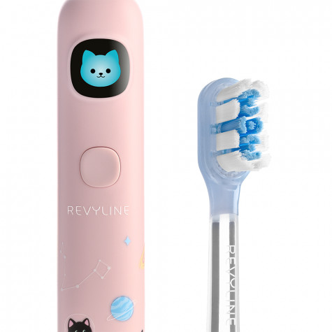 Электрическая звуковая зубная щетка Revyline RL 095 Kids, Pink и по всей Беларуси в интернет-магазине Revyline.by