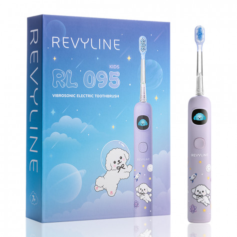 Электрическая звуковая зубная щетка Revyline RL 095 Kids, Lilac и по всей Беларуси в интернет-магазине Revyline.by