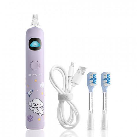 Электрическая звуковая зубная щетка Revyline RL 095 Kids, Lilac и по всей Беларуси в интернет-магазине Revyline.by