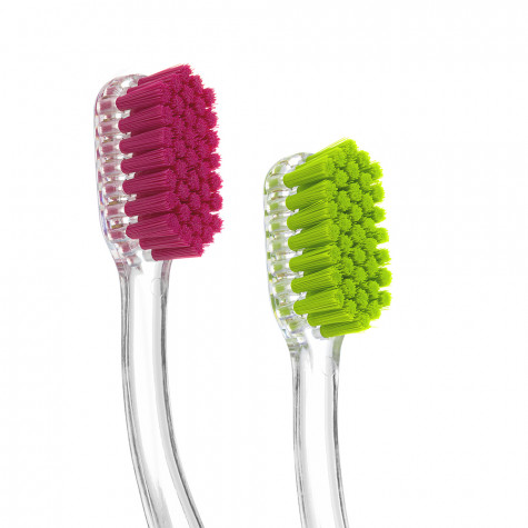 Набор зубных щеток Revyline SM6500 Duo Crystal, Light green & Pink и по всей Беларуси в интернет-магазине Revyline.by