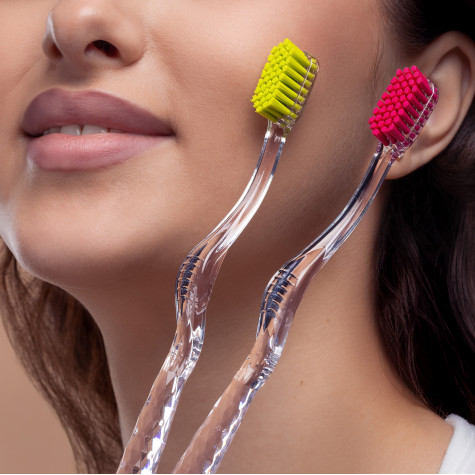 Набор зубных щеток Revyline SM6500 Duo Crystal, Light green & Pink и по всей Беларуси в интернет-магазине Revyline.by