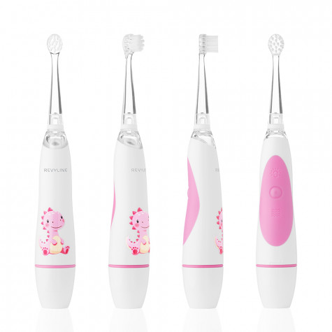Электрическая звуковая зубная щётка Revyline RL 025 Infant, Pink и по всей Беларуси в интернет-магазине Revyline.by