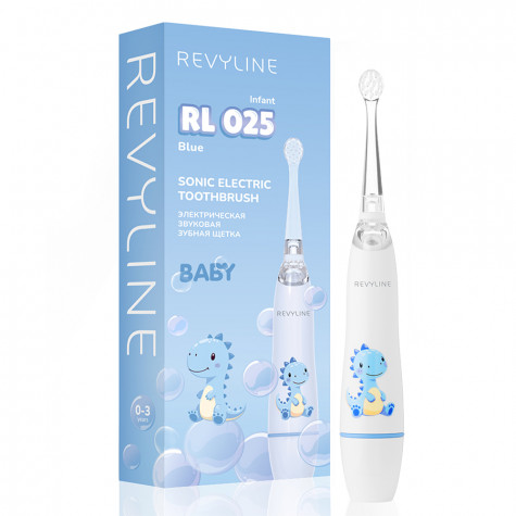 Электрическая звуковая зубная щётка Revyline RL 025 Infant, Blue и по всей Беларуси в интернет-магазине Revyline.by