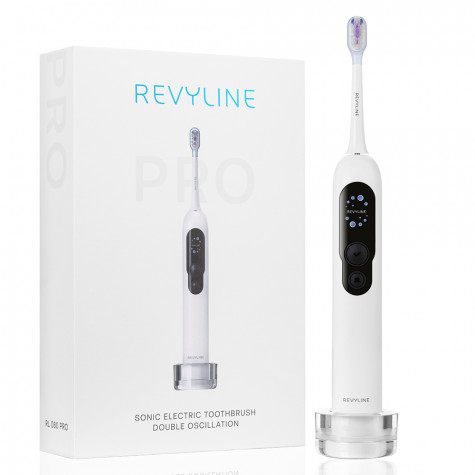 Электрическая звуковая зубная щётка Revyline RL 080 PRO White и по всей Беларуси в интернет-магазине Revyline.by