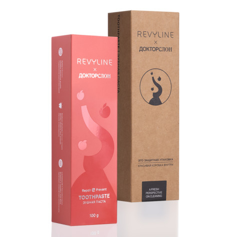 Зубная паста Revyline & Доктор Слон Peach Ice Tea, 100 г и по всей Беларуси в интернет-магазине Revyline.by