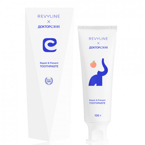 Зубная паста Revyline & Доктор Слон Peach Ice Tea, 100 г и по всей Беларуси в интернет-магазине Revyline.by
