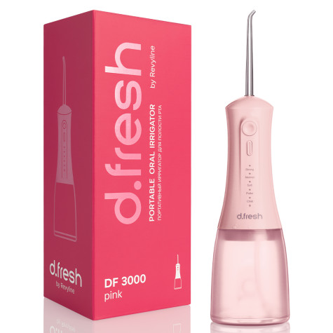 Портативный ирригатор D.Fresh by Revyline DF3000 Pink и по всей Беларуси в интернет-магазине Revyline.by