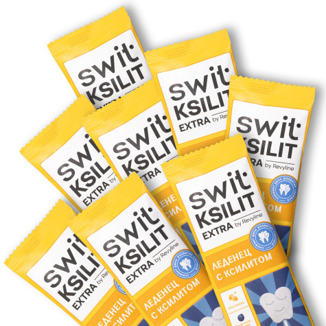 Леденцы на палочке Swit by Revyline Ksilit Extra Черника, 8 шт. и по всей Беларуси в интернет-магазине Revyline.by