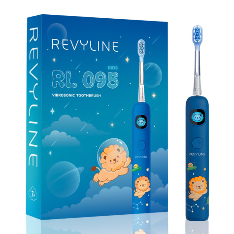 Электрическая звуковая зубная щетка Revyline RL 095 Kids, Blue и по всей Беларуси в интернет-магазине Revyline.by