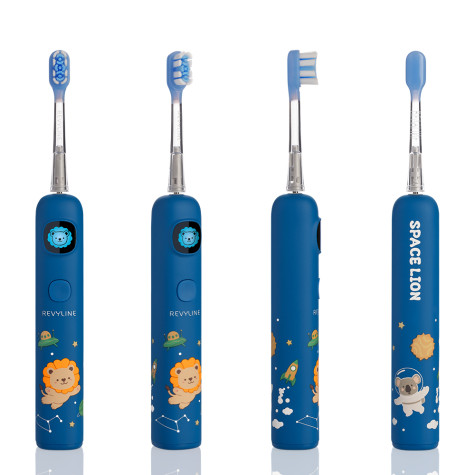 Электрическая звуковая зубная щетка Revyline RL 095 Kids, Blue и по всей Беларуси в интернет-магазине Revyline.by