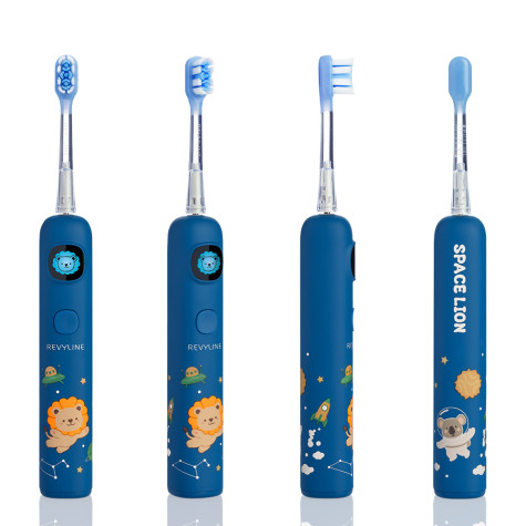 Электрическая звуковая зубная щетка Revyline RL 095 Kids, Blue и по всей Беларуси в интернет-магазине Revyline.by
