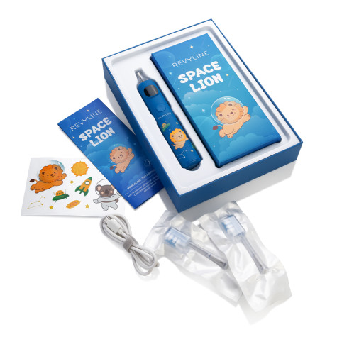 Электрическая звуковая зубная щетка Revyline RL 095 Kids, Blue и по всей Беларуси в интернет-магазине Revyline.by