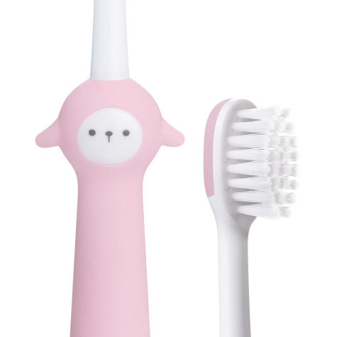 Детская зубная щетка Revyline Sheep 3+ с песочными часами, розовая и по всей Беларуси в интернет-магазине Revyline.by