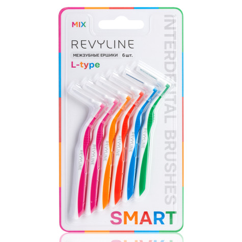 Ершики межзубные Revyline Smart L-type, MIX, 6 шт. и по всей Беларуси в интернет-магазине Revyline.by