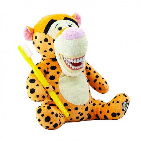 Игрушка мягкая с зубами Revyline, Леопард и по всей Беларуси в интернет-магазине Revyline.by