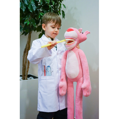 Игрушка мягкая с зубами Revyline WJ-034, Пантера и по всей Беларуси в интернет-магазине Revyline.by