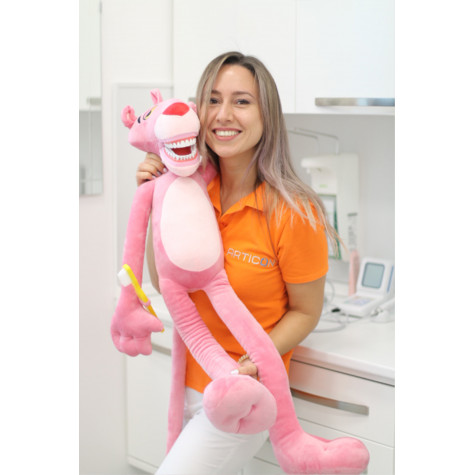 Игрушка мягкая с зубами Revyline WJ-034, Пантера и по всей Беларуси в интернет-магазине Revyline.by