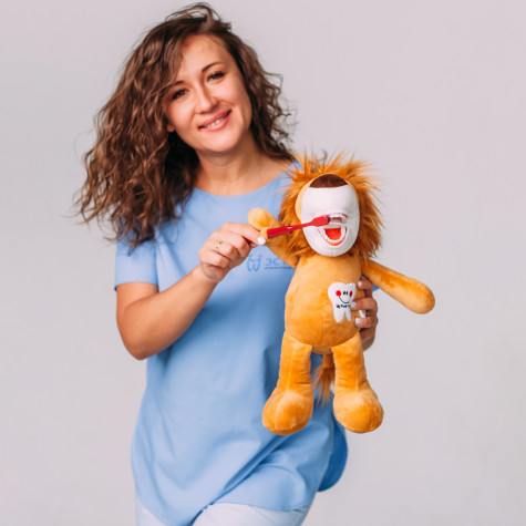 Игрушка мягкая с зубами Revyline Львенок и по всей Беларуси в интернет-магазине Revyline.by